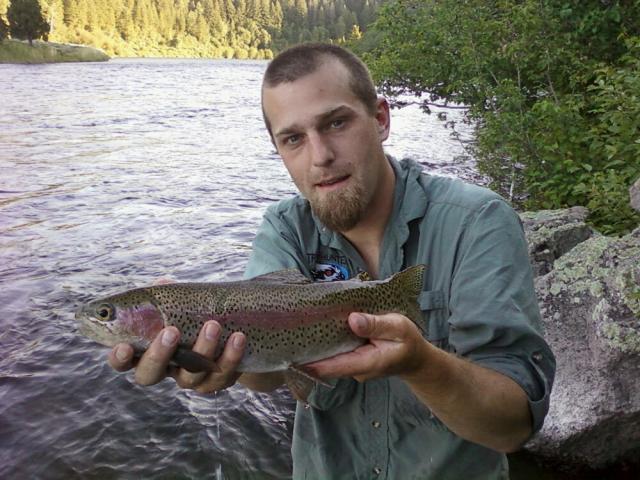 Big fish rising on thick caddis